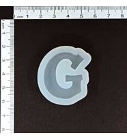 EPOKSİ REÇİNE G HARFİ SİLİKON KALIP 1. KALİTE HB2010-GF0081 (Beyaz)
