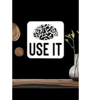 Use It Duvar Tablosu Ahşap Duvar Yazısı Duvar Süsü Dekoratif (Beyaz)