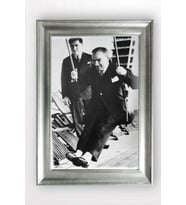 Gümüş Çerçeveli Atatürk Tablo cv830