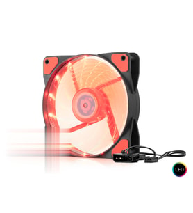 Kasa Fanı Led 12 Cm - Siyah HDX1520