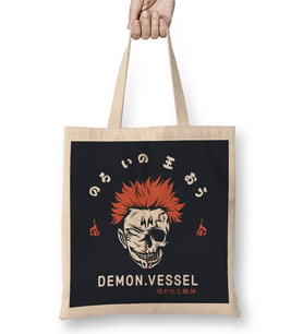 Sukuna Jujutsu Kaisen Cursed Demon Vessel Bez Çanta Uzun Saplı