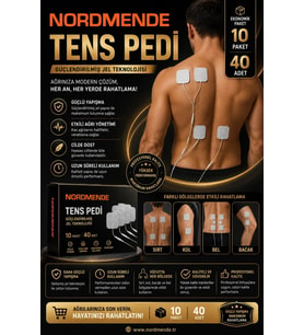 10 Paket 40 Adet Tens Pedi 5×5 Cm Kablolu Elektrot Ped – Yumuşak Ve Esnek Medikal Ped