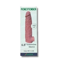 Penextender Testis Girişli Realistik Penis Kılıfı
