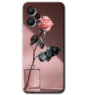 Redmi Note 12 5G Kılıf HD Desen Baskılı Kılıf - Retro Gül