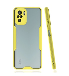 Xiaomi Redmi Note 10 Kılıf Platin Silikon - Sarı