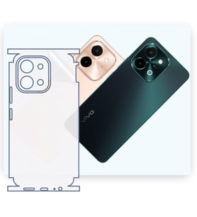 SChitec VIVO Y28 4G Uyumlu Fullbody Arka Kaplama Hidrojel Koruyucu Film