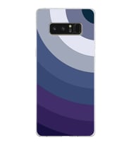Samsung Galaxy Note 8 Kapak Renk Cümbüşü Tasarımlı Şeffaf Silikon Kılıf