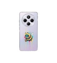 Redmi 14C ile uyumlu Splash arı tasarımlı şeffaf silikon kılıf