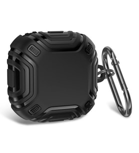 Microsonic Samsung Galaxy Buds 2 Pro Kılıf Military Darbe Emici + Askılık Siyah