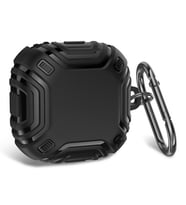 Microsonic Samsung Galaxy Buds 2 Pro Kılıf Military Darbe Emici + Askılık Siyah