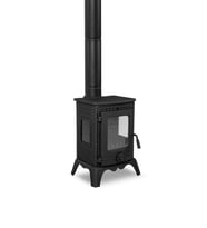 Dorello 3 Tarafı Camlı Çift Yanma Sistemli Dökme Demir Soba DRL-052