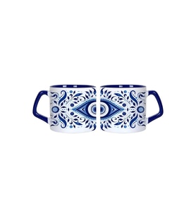 Ghostbastır Design Nazar Boncuklu Kupa Bardak Tek Adet 0335