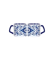 Ghostbastır Design Nazar Boncuklu Kupa Bardak Tek Adet 0335