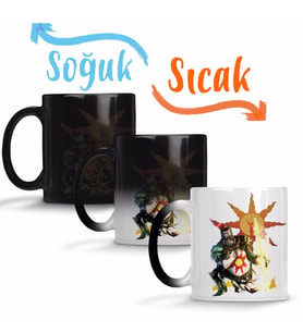 Sunlight Spear Dark Souls Sihirli Kupa Bardak Porselen