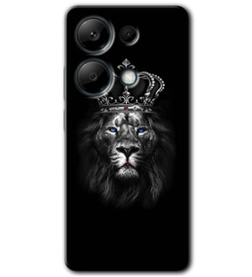 Redmi Note 13 Pro 4G Kılıf HD Desen Baskılı Kılıf - King Lion