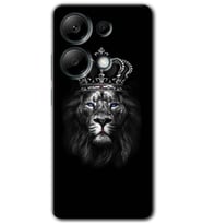 Redmi Note 13 Pro 4G Kılıf HD Desen Baskılı Kılıf - King Lion