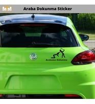 Arabama Dokunma Oto Sticker 15 CM