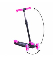 Chubby Baby Işıklı Çocuk Scooter Ayarlanabilir Direksiyonlu Arka Frenli