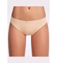Fiyonklu Ten Kadın Bikini Külot   3 Adet