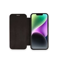 iPhone 12 Kılıf Dolpin Kapaklı - Siyah