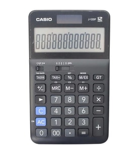 Casio J-120F 12 Hane Masa Üstü Hesap Makinesi