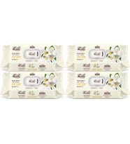 Fibril Islak Havlu Mendil 90 Yaprak Gizemli Yasemin Plastik Kapaklı (4 Lü Set) 360 Yaprak