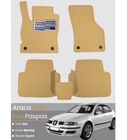 SEAT LEON 1M (1998-2004) Uyumlu EVA Paspas Tam Set–Oto Paspas,Araca Özel,Kolay Montaj