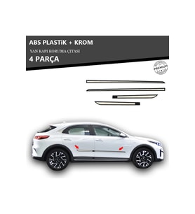KİA XCEED YAN KAPI KORUMA ÇITASI PLASTİK + KROM
