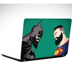 Batman Süperman Laptop Sticker 17 inch (39X27CM)