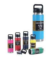 1100 ML VAKUP KAPAKLI ÇELİK TERMOS (Kırmızı)