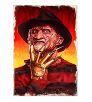 Freddy Krueger Elm Sokağı Art Mdf Tablo 35cm X50cm