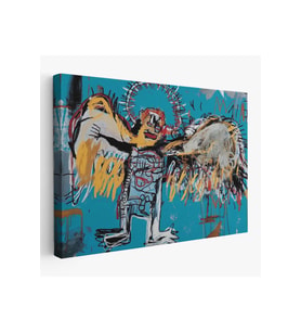 Jean Michel Basquiat'ın Düşmüş Melek Eseri Kanvas Tablo-5000