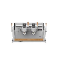 Dalla Corte ZERO-2-WO Zero Barista (2 Gruplu) Kahve Makinesi, Beyaz Meşe