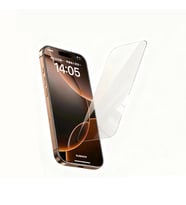 Apple iPhone 16 Pro Uyumlu Zore 3D Mobi HD Temperli Cam Ekran Koruyucu (Şeffaf)