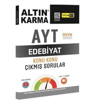 Altın Karma Yayınları Ayt Edebiyat Konu Konu Çıkmış Sorular