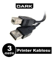 DARK 3metre DK-CB-USB2PRNL300 USB Yazıcı Kablosu