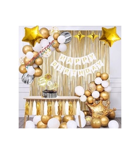 Çıtıpıtıstore Lüks Kral Taçlı Doğum Günü Balon Set