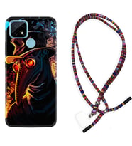 Realme C11 C21 C21Y C25Y C11 2021 Kılıf Boyun Asklı Rasta Silikon Karga 1616