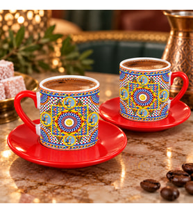 D&G Desen Türk Kahvesi Takımı 2 Kişilik