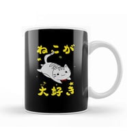 Kawaii Neko Kupa Bardak Porselen