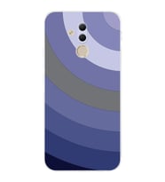 Huawei Mate 20 Lite  Kamera korumalı Kapak Renk Cümbüşü Tasarımlı  Şeffaf Kılıf