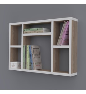 Kenzlife kitaplık neşve 040*060*20 crd duvar rafı