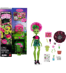 Monster Hıgh® Güzellik Sırları™ Venus Mcflytrap™ Bebek ve 13 Gerçekçi Aksesuar JHK45