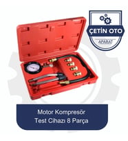 Benzinli Motor Kompresör Test Cihazi 8 Parca