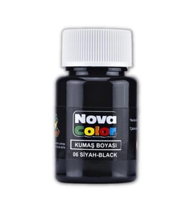 Kumaş Boyası Tişört Çanta Tekstil Boyası 30 ml 1 Adet Nova Color Kumaş Boyası 1 Adet