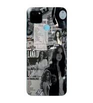 Realme C21Y/C25Y Uyumlu Lana Del Rey Desenli Şeffaf Telefon Kılıfı