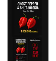 GHOST PEPPER & BHUT JOLOKIA / 1 Milyon Scoville - Gerçek Taze Acı Biber