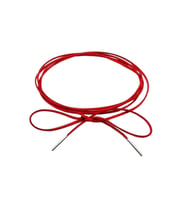 Kırmızı Renk Kadın Süet Bağcıklı Choker Kolye
