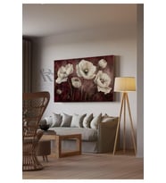 Kanvas Tablo Kırmızı Armoni Dekoratif Kanvas Tablo 40 X 60