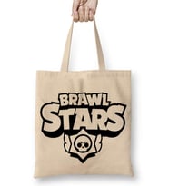 Brawl Stars Logo 01 Bez Çanta Uzun Saplı